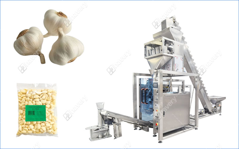 garlic clove packing machine